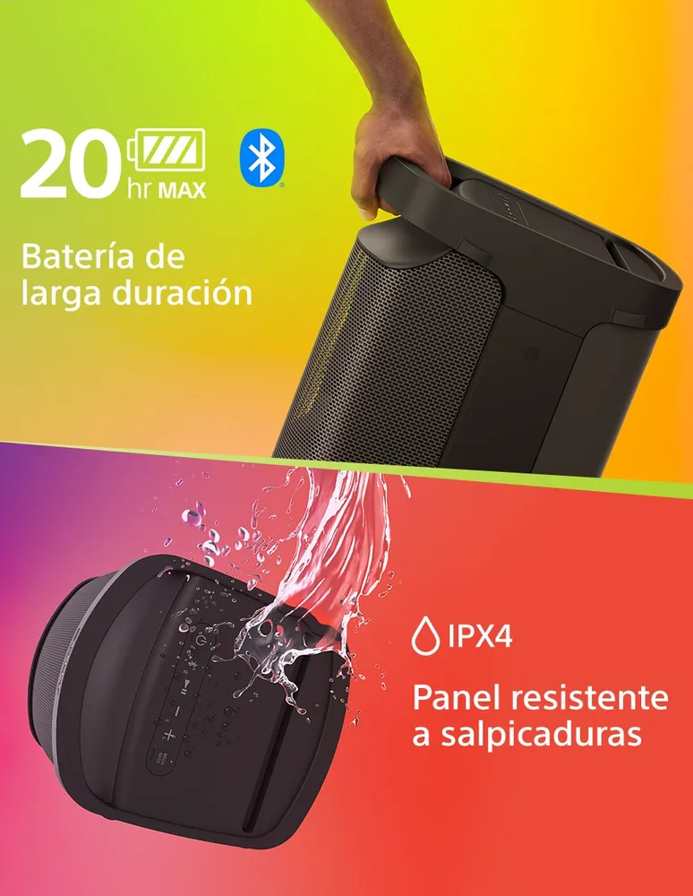 Bocina Portátil Sony SRS-XV900 Alámbrica e Inalámbrica