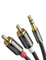 Cable Auxiliar 3.5 mm Ugreen a RCA de 2 m