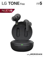 Audífonos LG TONE Free FP5 Inalámbricos Bluetooth con cancelación activa de ruido (ANC)