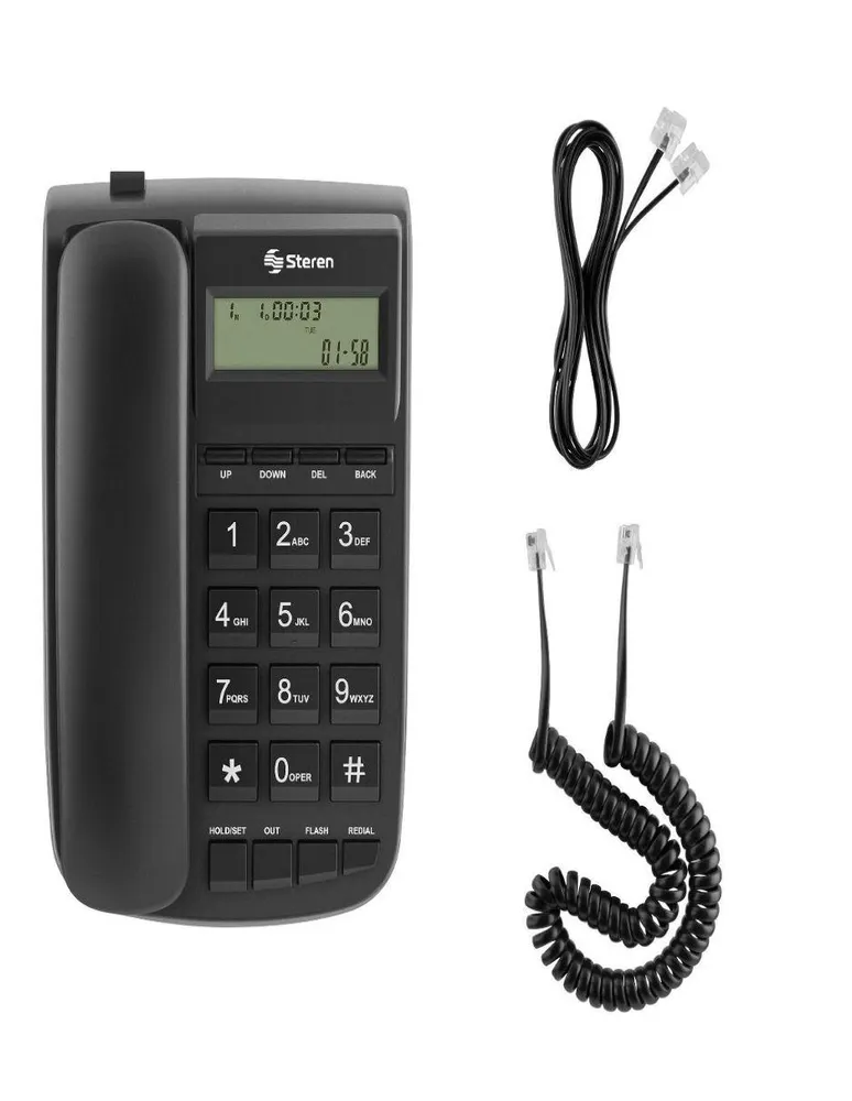 Set de 3 Teléfonos Inalámbricos Steren TEL-2492