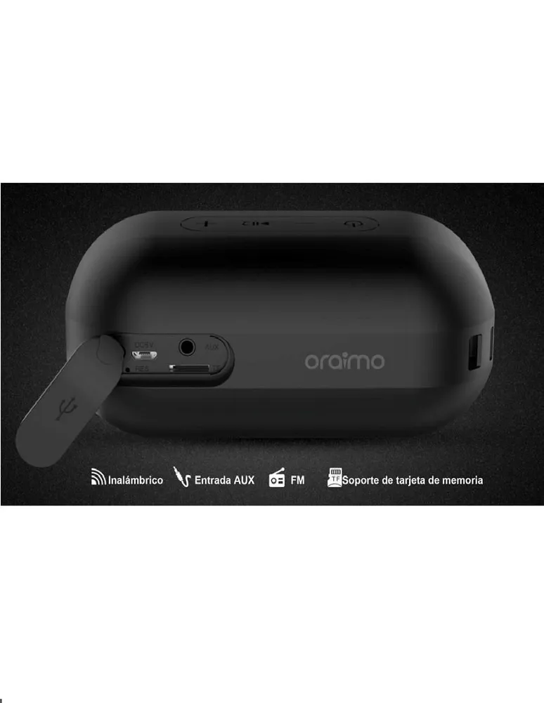 Bocina bluetooth Oraimo SoundGo 3 alámbrica e inalámbrica