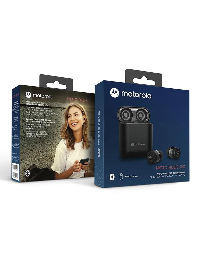 Audífonos True Wireless Motorola Moto Buds 120B Alámbricos