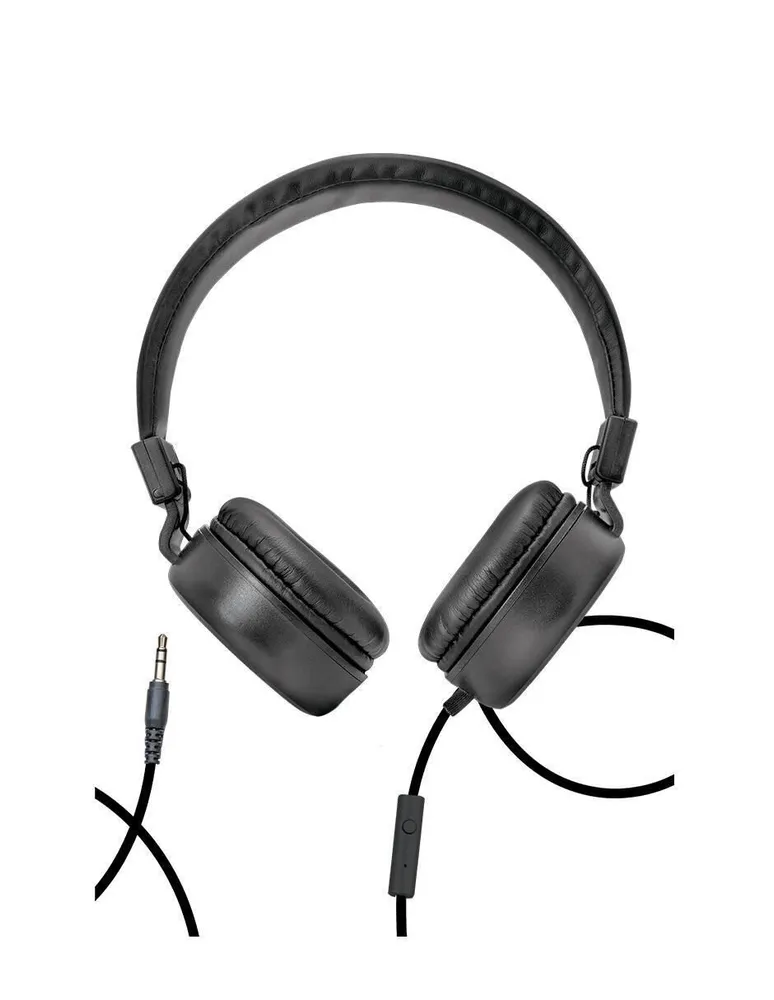 Audífonos On-Ear Mitzu MH-5032WH Alámbricos con Cancelación de Ruido