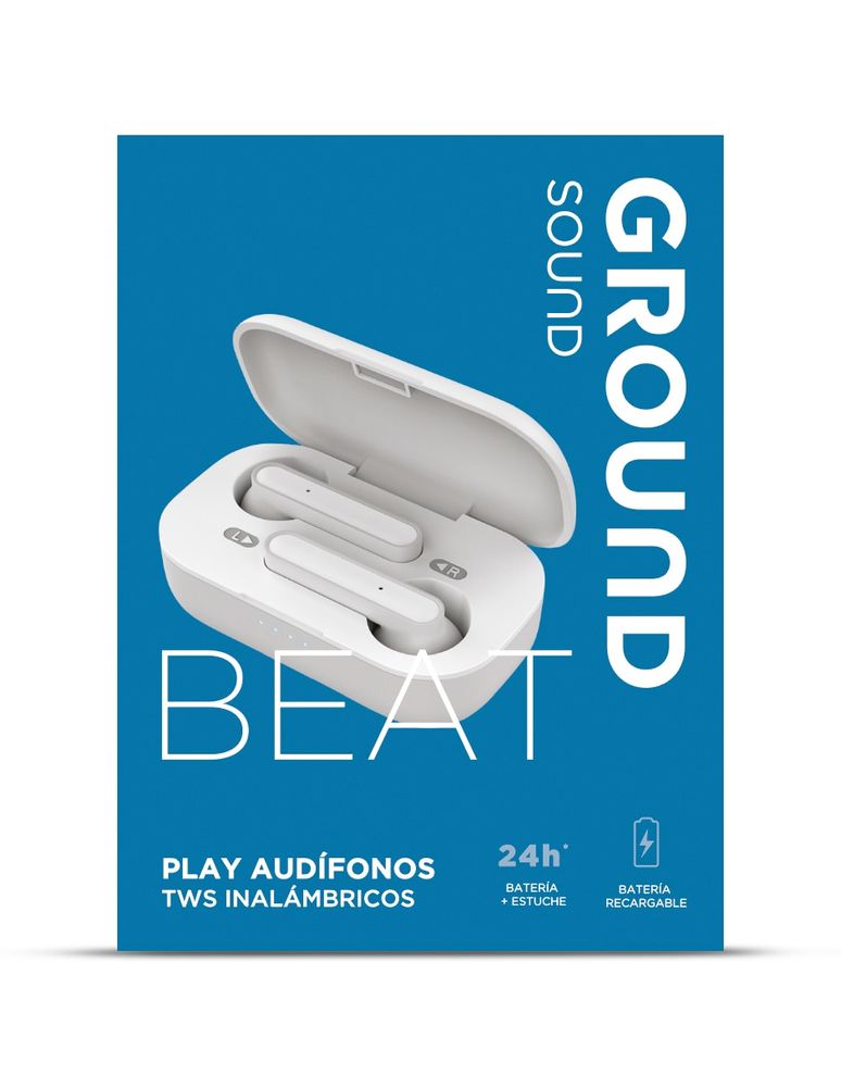 Audífonos In-Ear Ground Sound Play Inalámbricos