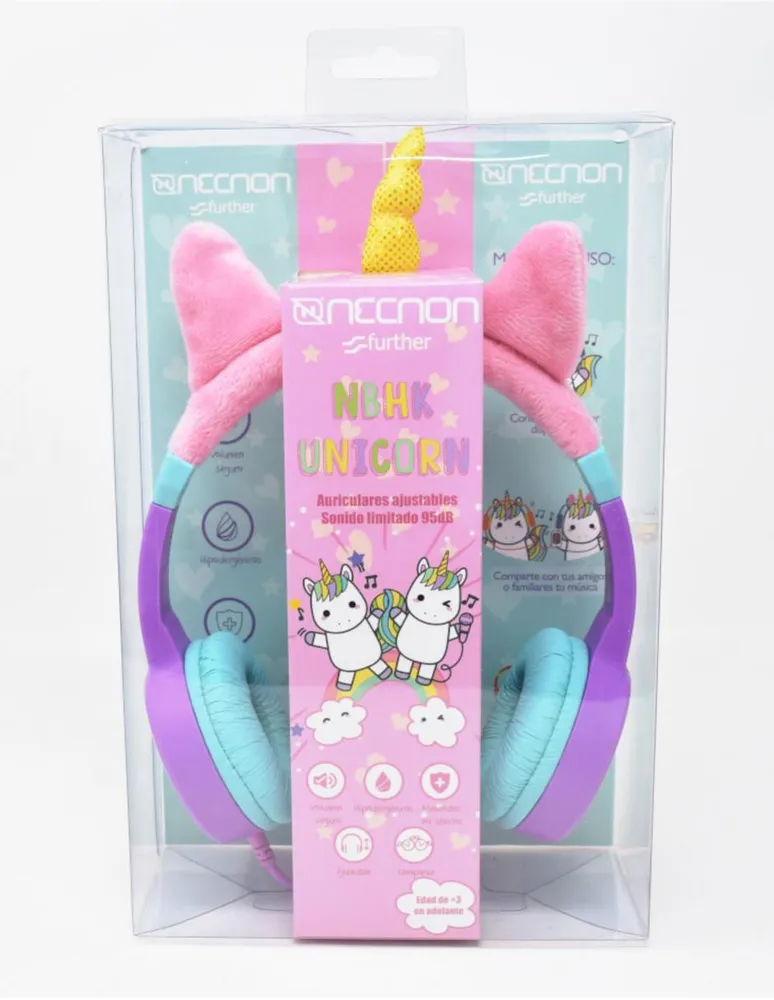 Audífonos On-Ear Necnon NBHK-UNICORN Alámbricos