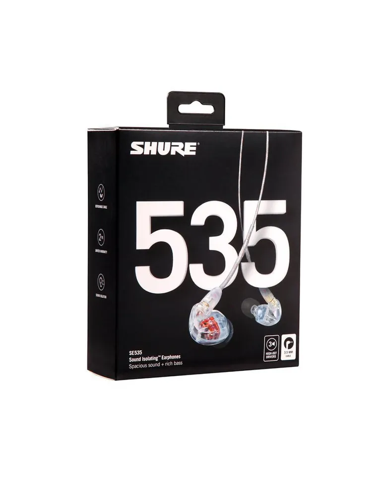 Audífonos In-Ear Shure SE535-CL Alámbricos con Cancelación de Ruido