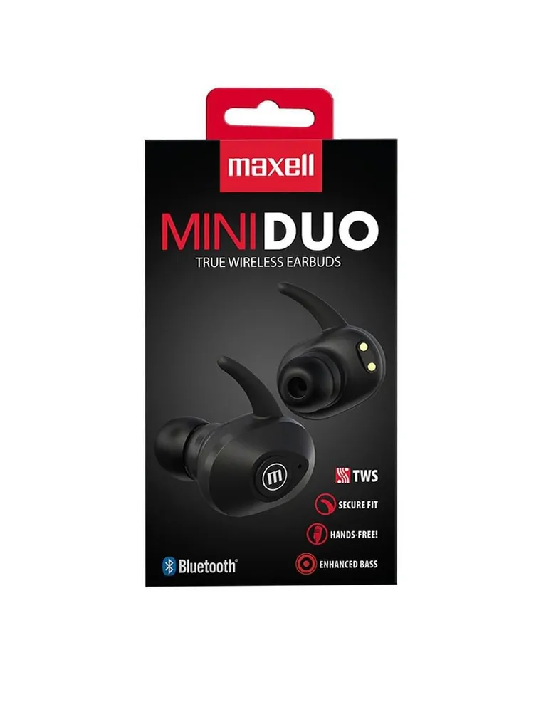 Audífonos True Wireless Maxell Mini Duo inalámbricos con cancelación de ruido