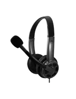 Audífonos On-Ear Maxell HS-HMIC USB alámbricos con cancelación de ruido
