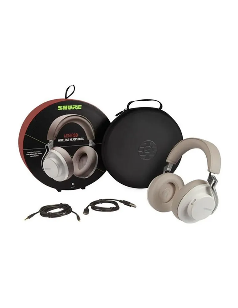 Audífonos Over-Ear Shure Aonic 50 inalámbricos con cancelación de ruido