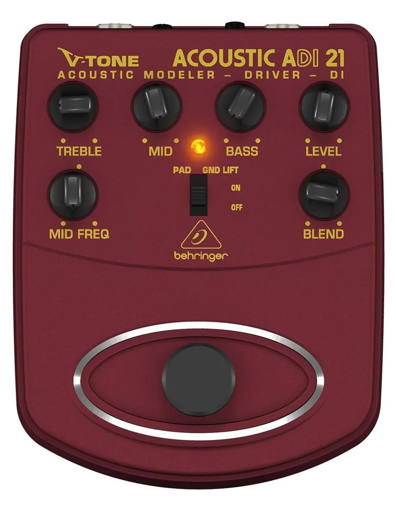 Pedal para Guitarra Acústica Behringer V-Tone Acoustic ADI-21