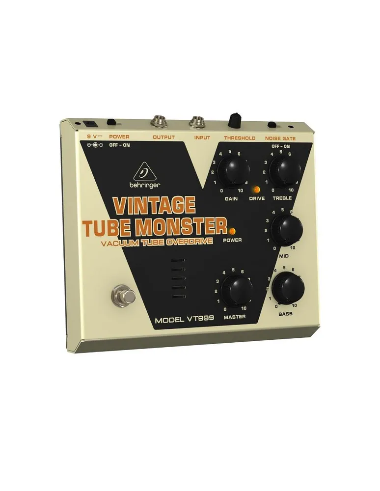 Pedal para Guitarra Eléctrica Behringer Tube Monster Bulbo VT999