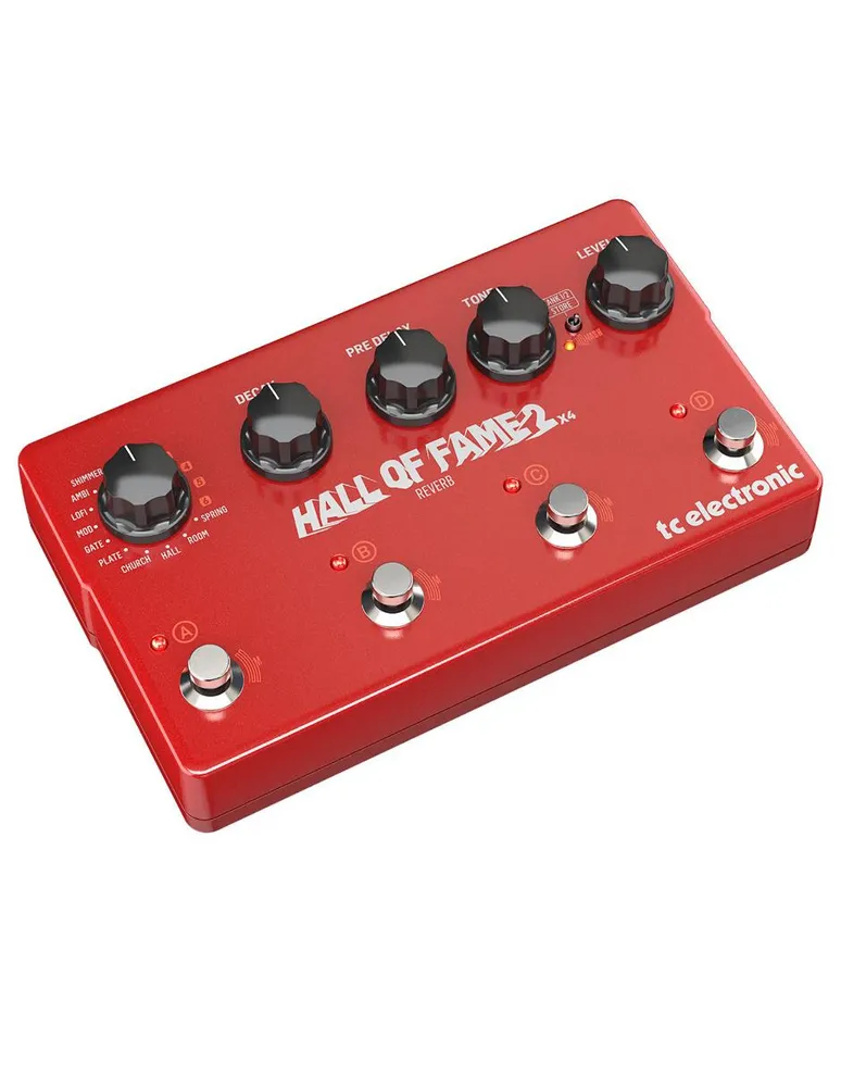 Pedal para Guitarra T.C. Electronic Hall Of Fame 2 X4