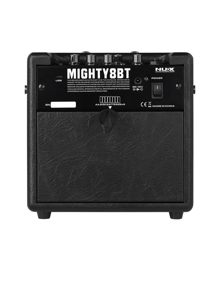 Amplificador para guitarra NUX Mighty 8BT de 12 V