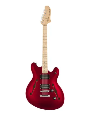 Guitarra Eléctrica Squier Affinity Series Starcaster Candy Apple Red