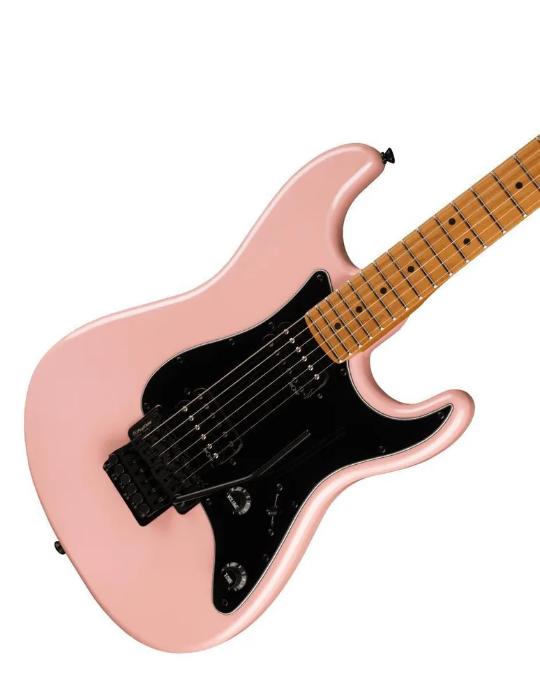 Guitarra Eléctrica Squier Contemporary Stratocaster HH FR Black Pickguard Shell Pink Pearl