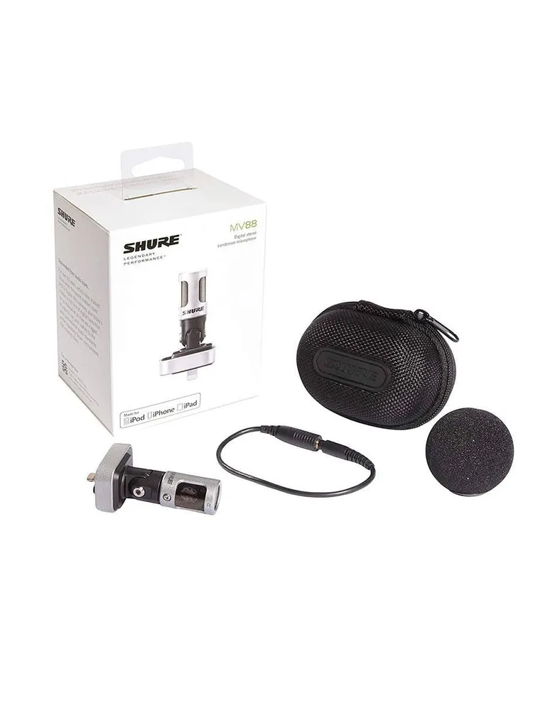 Micrófono Profesional Alámbrico Shure MV88/A