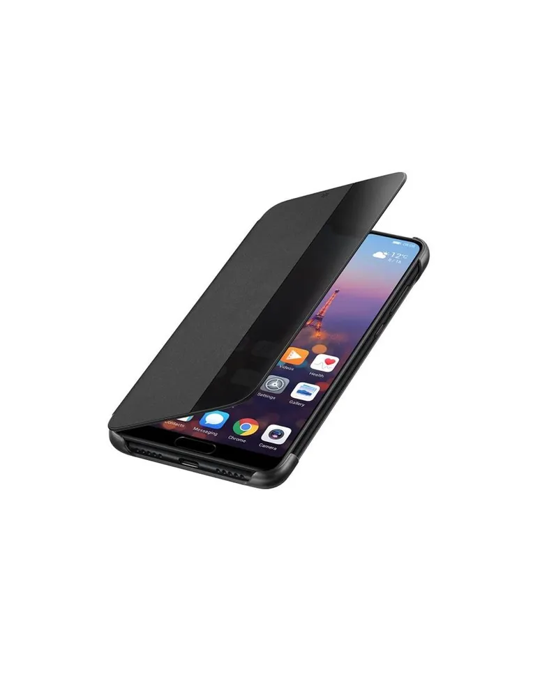 Funda para Huawei P20 Smart View Flip Cover negro