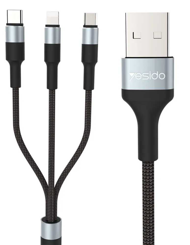 Cable Lightning Yesido a USB A de 1.2 m