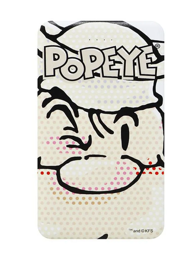 Power Bank 5000 mAh Popeye Batería Externa Portátil 2 USB 5V/1A y 5V/2.1A