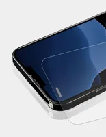 Mica iPhone 12 Pro Max 6.7" Devia Cristal Templado Transparente Anti Polvo