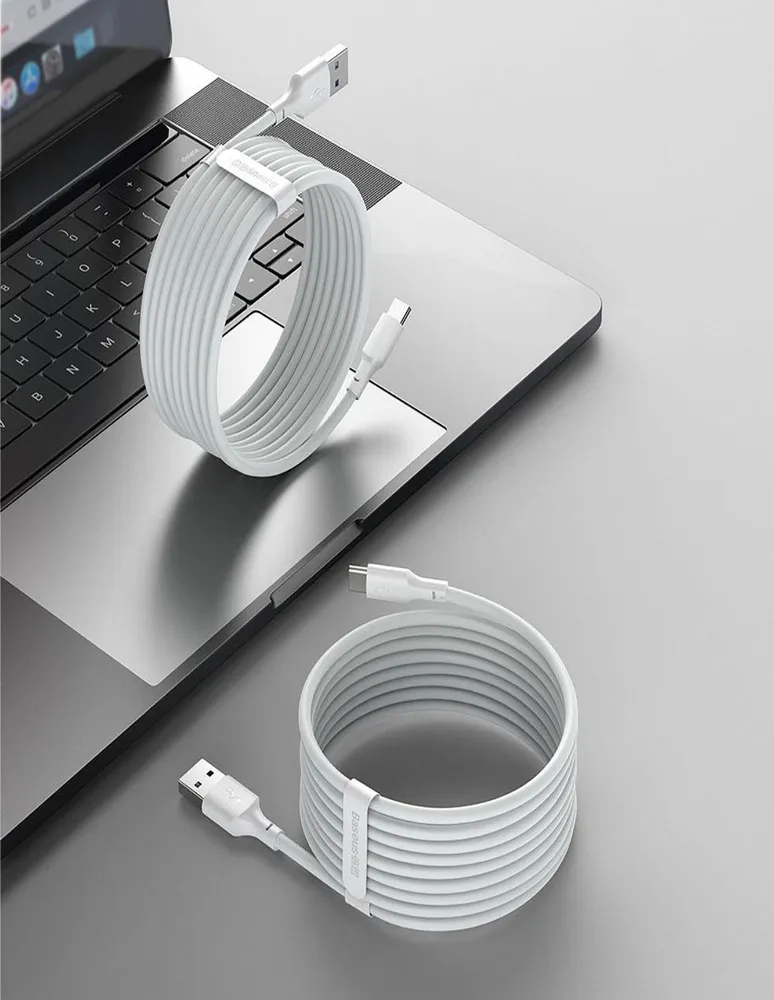 Set de cable USB C Baseus a USB A de 1.5 m