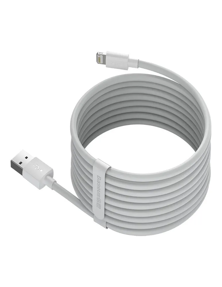 Set de cable Lightning Baseus a USB A de 1.5 m