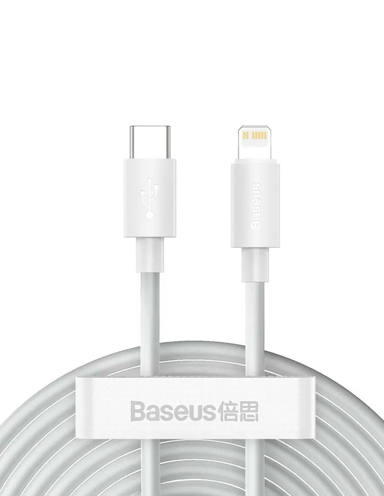 Set de cable USB C Baseus a Lightning de 1.5 m