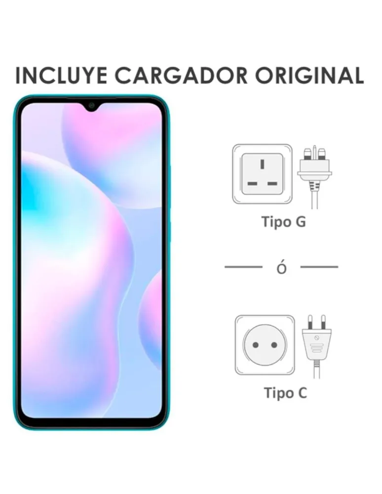 XIAOMI REDMI 9A 2GB 32GB GRIS DESBLOQUEADO