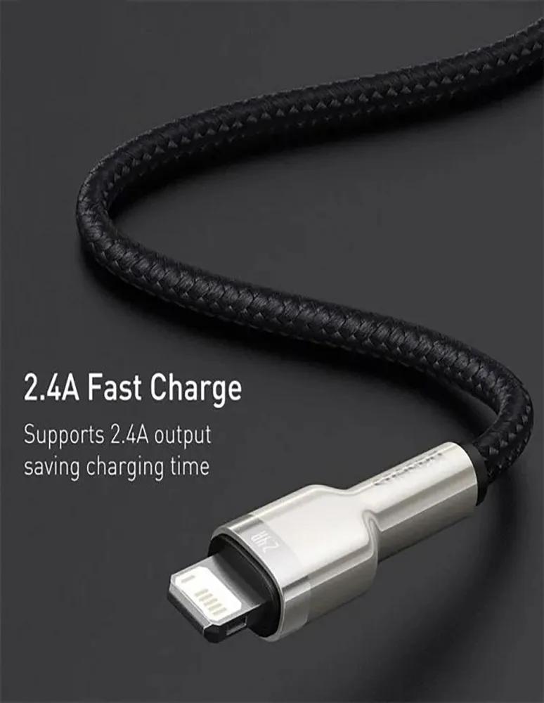 Cable Lightning Baseus a USB A de 2 m