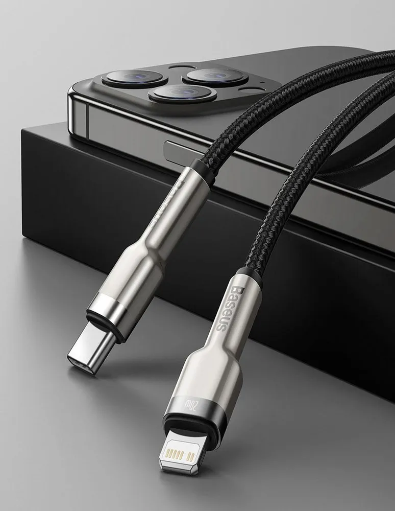 Cable Lightning Baseus a USB C de 2 m