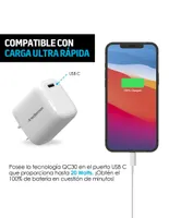 Cargador USB C de Carga Rápida para Celular y Tablet 12V-1.5A Redlemon