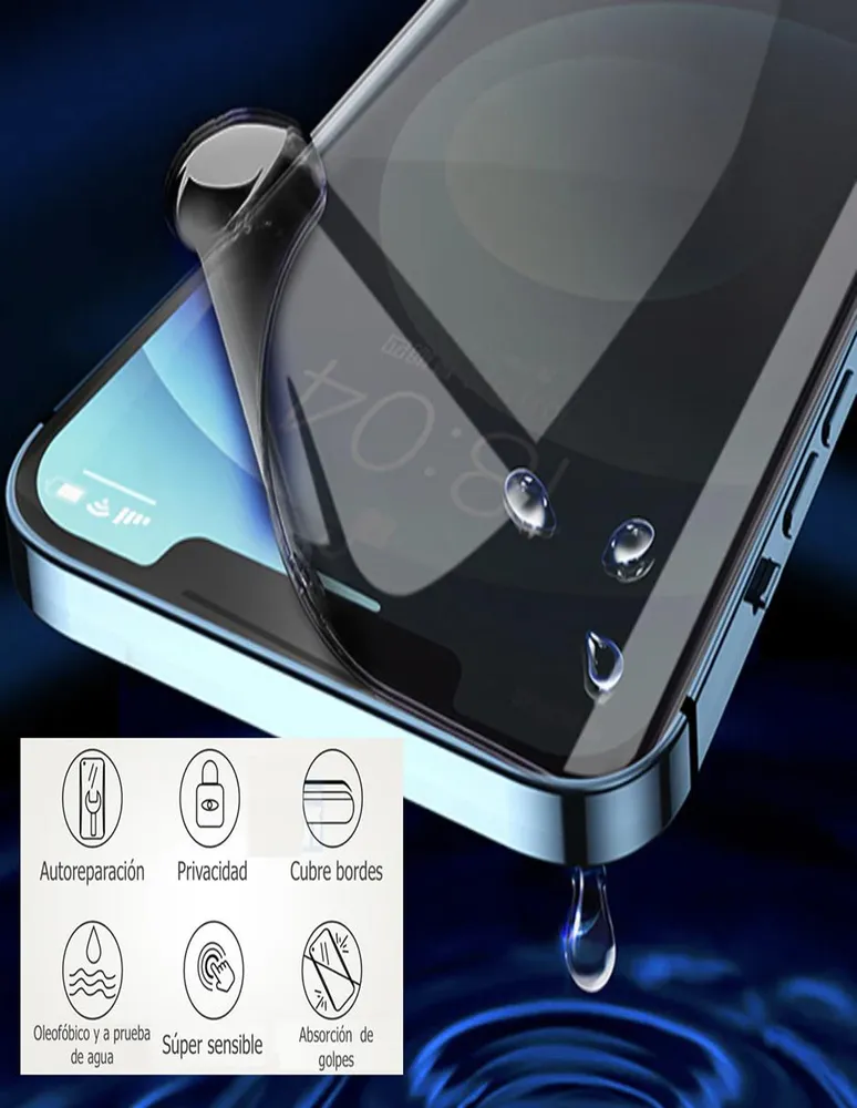 Mica de Hidrogel Privacidad para iPhone Pro Max GadgetsMX
