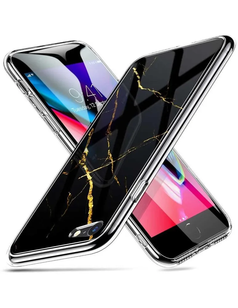 Mica de Cristal Templado Borde Blanco para Iphone SE 2020 iPhone 8 y iPhone  7