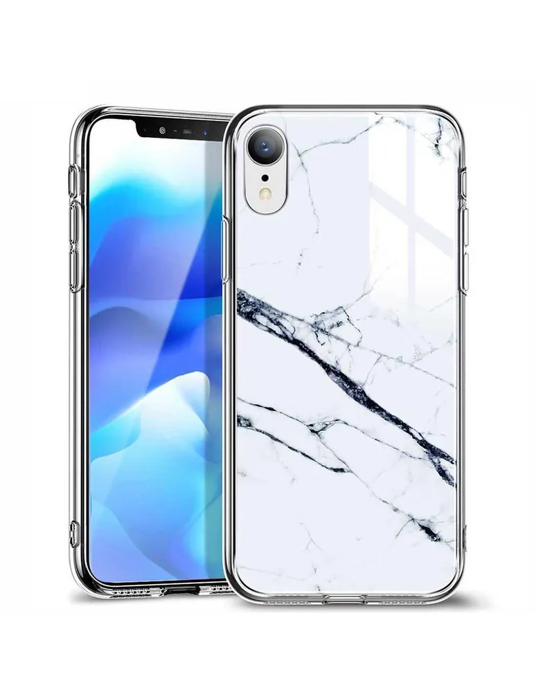 Funda ESR Mimic Cristal para iPhone XR Marmol