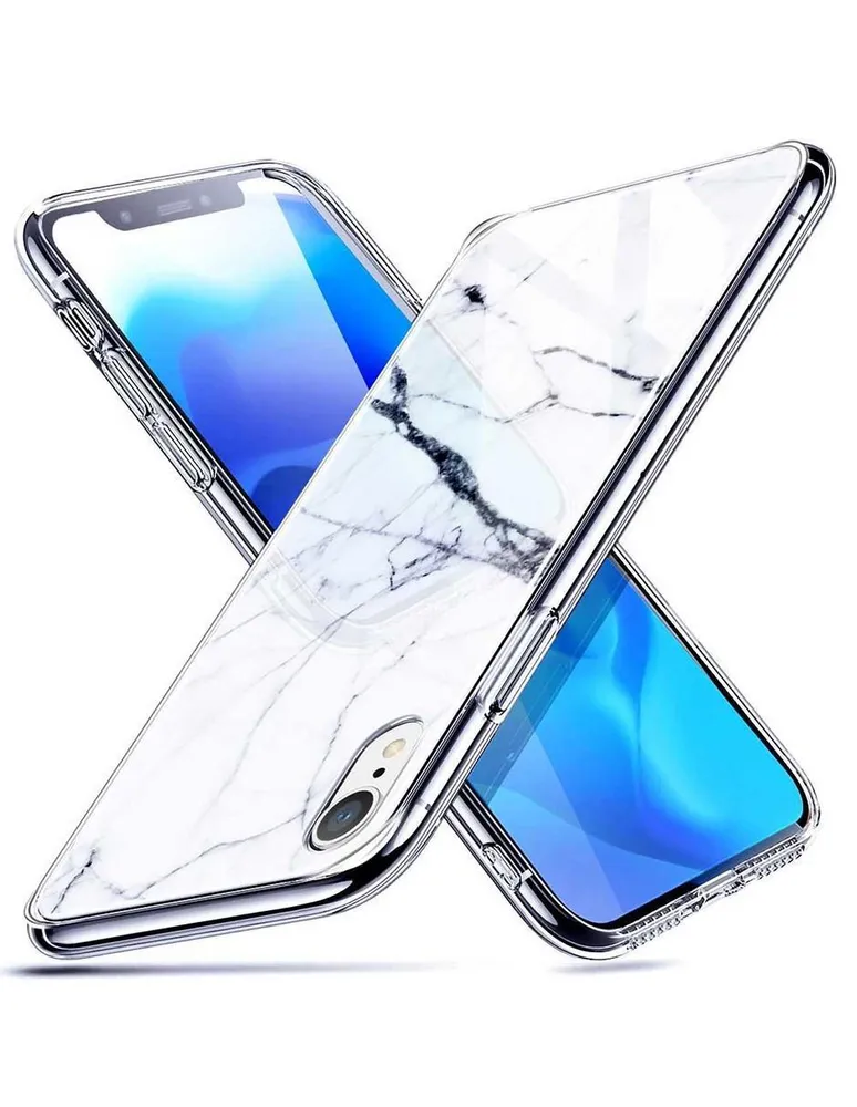 Funda ESR Mimic Cristal para iPhone XR Marmol