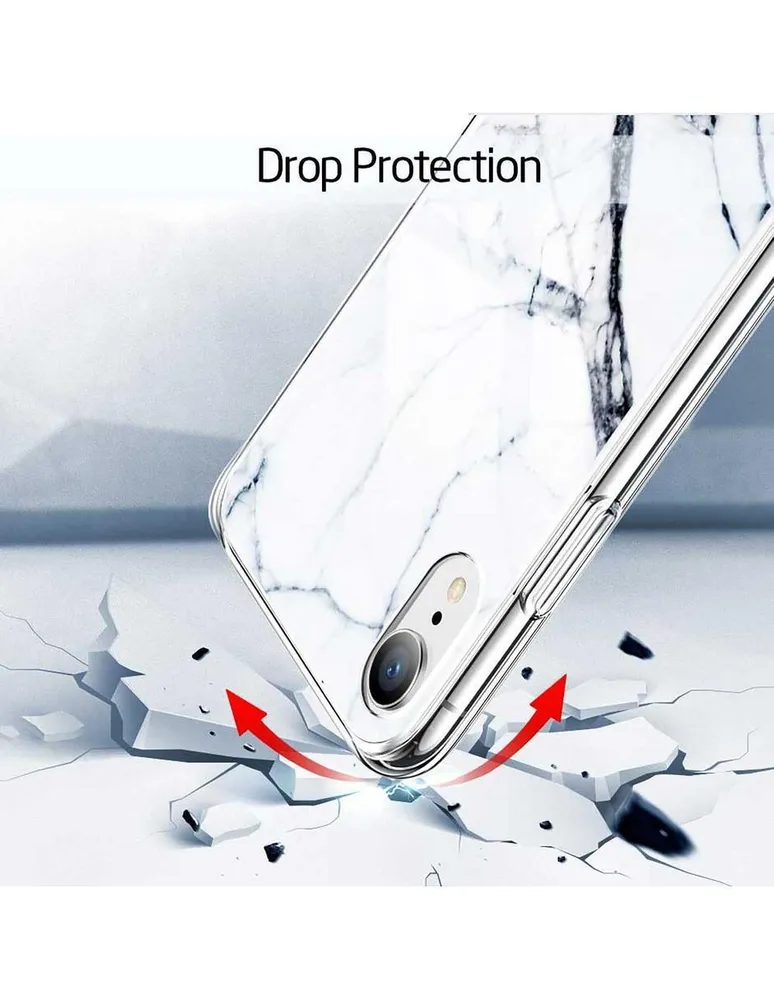 Funda ESR Mimic Cristal para iPhone XR Marmol