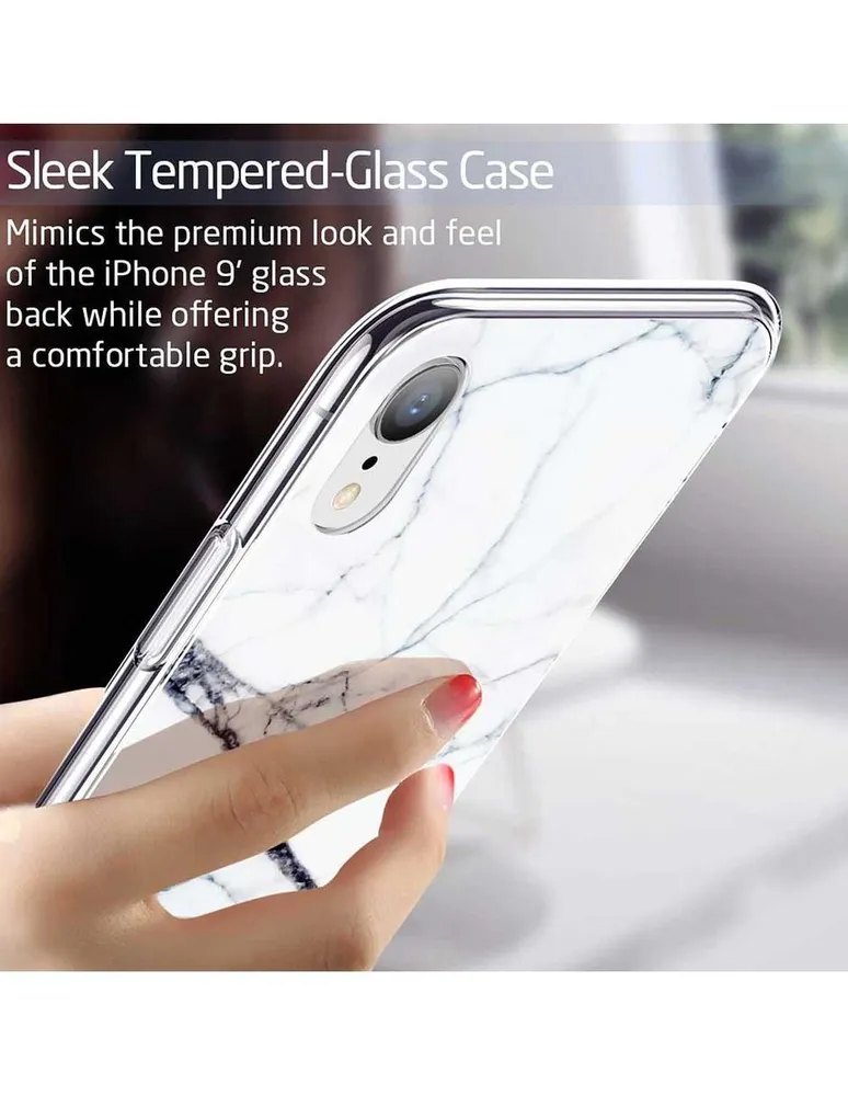 Funda ESR Mimic Cristal para iPhone XR Marmol