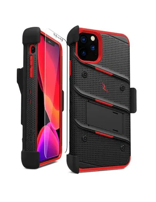 Funda ZIZO Bolt para iPhone Pro con clip y mica de pantalla