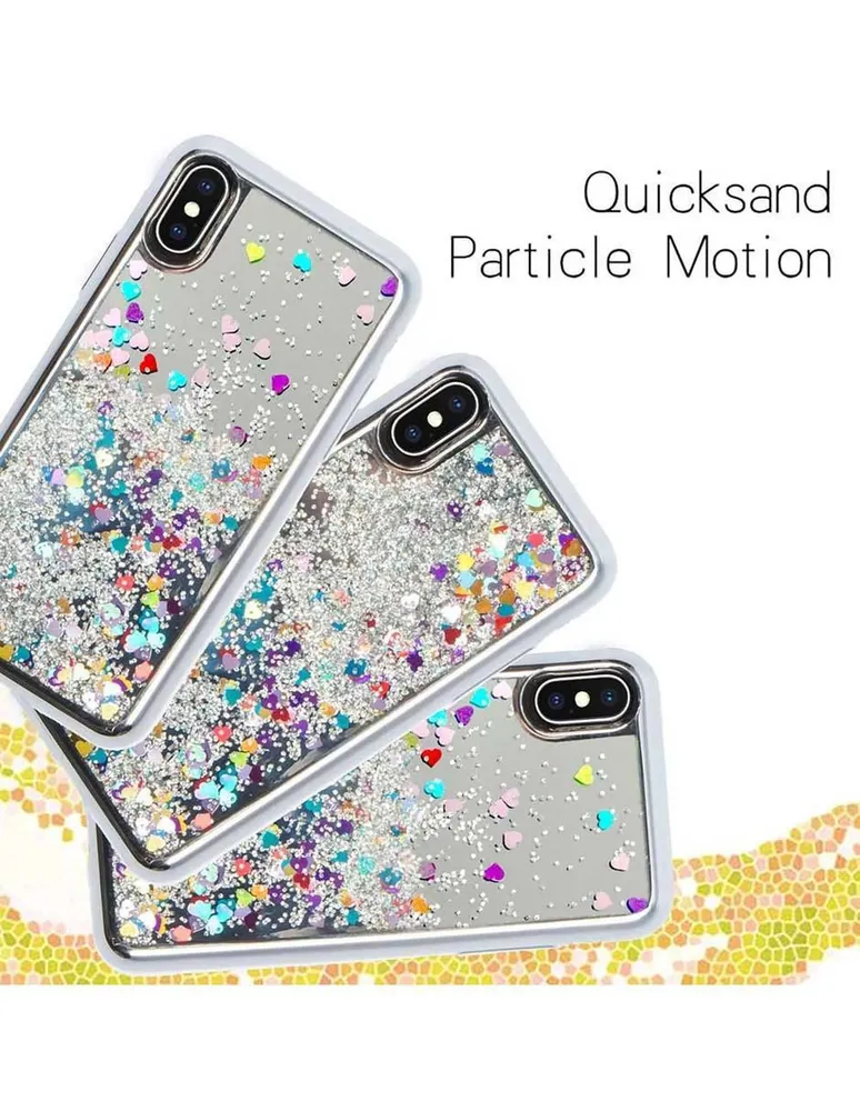 Funda ZIZO Glitter para iPhone XS Max Plata