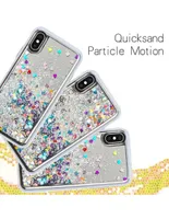 Funda ZIZO Glitter para iPhone XS Max Plata