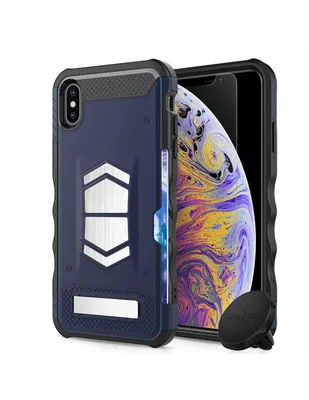 Funda ZIZO Electro para iPhone XS Max con mica cristal y soporte magnético