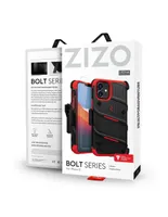 Funda ZIZO Bolt para iPhone 12 mini con clip y mica de pantalla