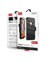 Funda ZIZO Bolt para Samsung A11 con clip + mica de pantalla