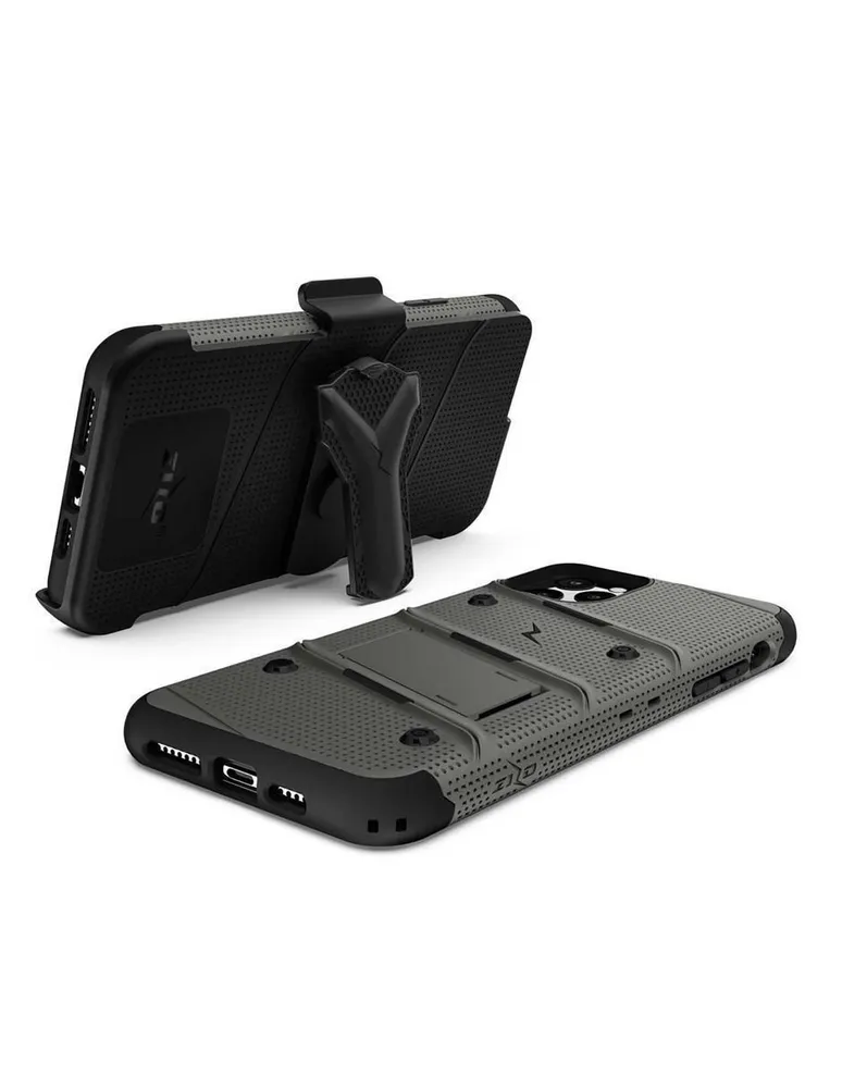 Funda ZIZO Bolt para iPhone 11 Pro Gris con clip + mica de pantalla