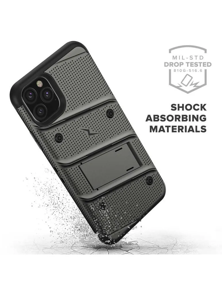 Funda ZIZO Bolt para iPhone 11 Pro Gris con clip + mica de pantalla