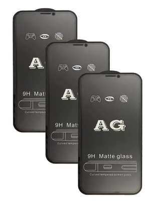 Set 3 Micas para iPhone Pro Gadget Collection Mx cristal templado