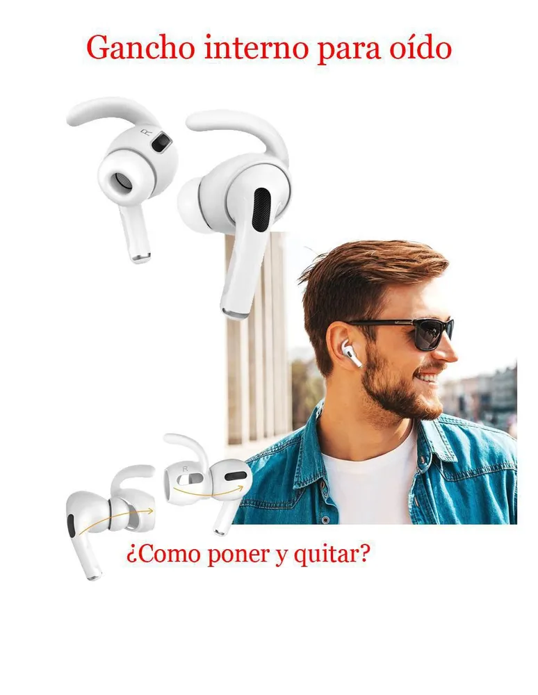 Funda Gadget Collection Mx para Airpods Pro + Kit de Accesorios