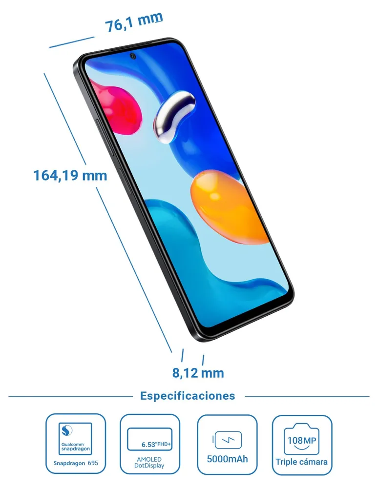 Xiaomi Redmi Note 12S AMOLED 6.4 pulgadas AT&T