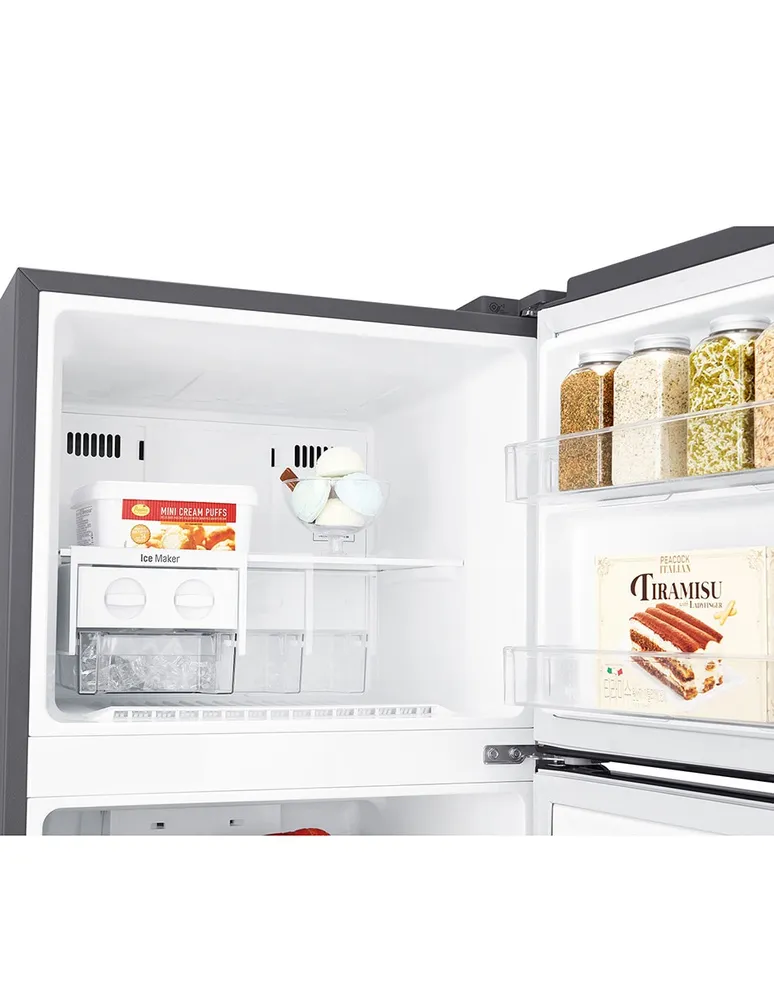 Refrigerador Top mount LG 11 pies cúbicos Tecnología inverter y Tecnología no frost GT32WDC