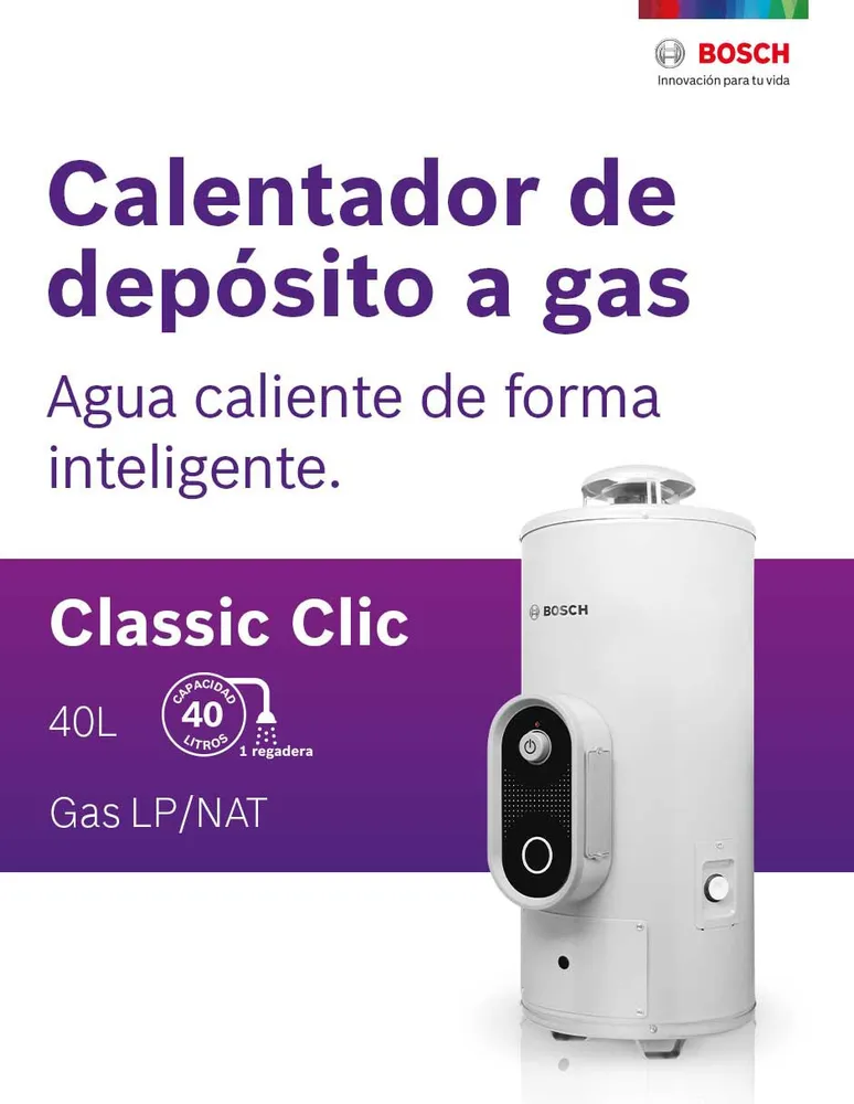 Calentador de agua Eléctrico Bosch Thermotank 120 lts 3 regaderas